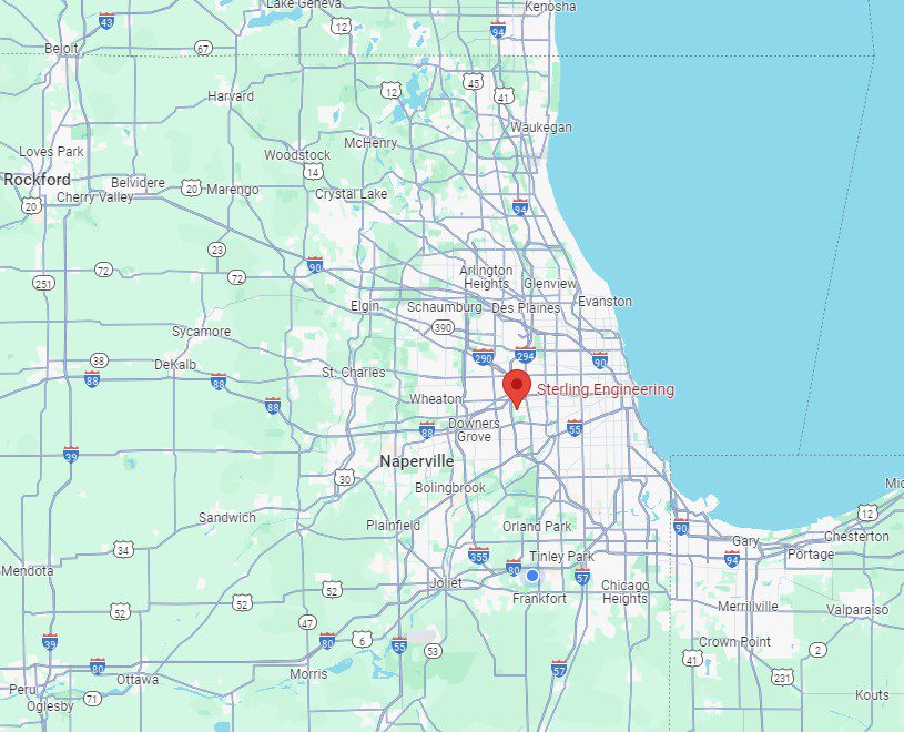 chicago area map